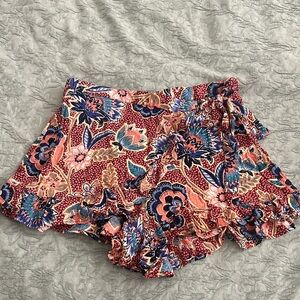 Angie High Waist Floral Shorts